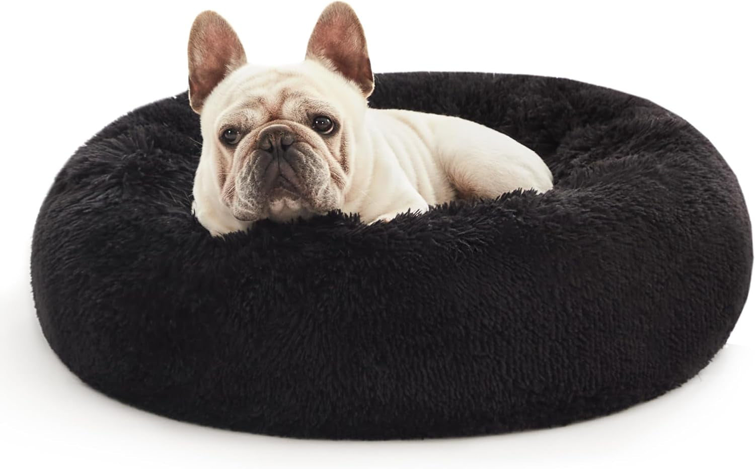 SnugglePaws Plush Donut Bed