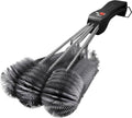 360 Clean Grill Brush – Powerful Grill Cleaner & BBQ Grill Brush for Outdoor Grill – Safe, Bristle BBQ Brush Grill Scraper, Accessory for Easy 30 Second Grill Cleaning - 18 Inch Long Handle