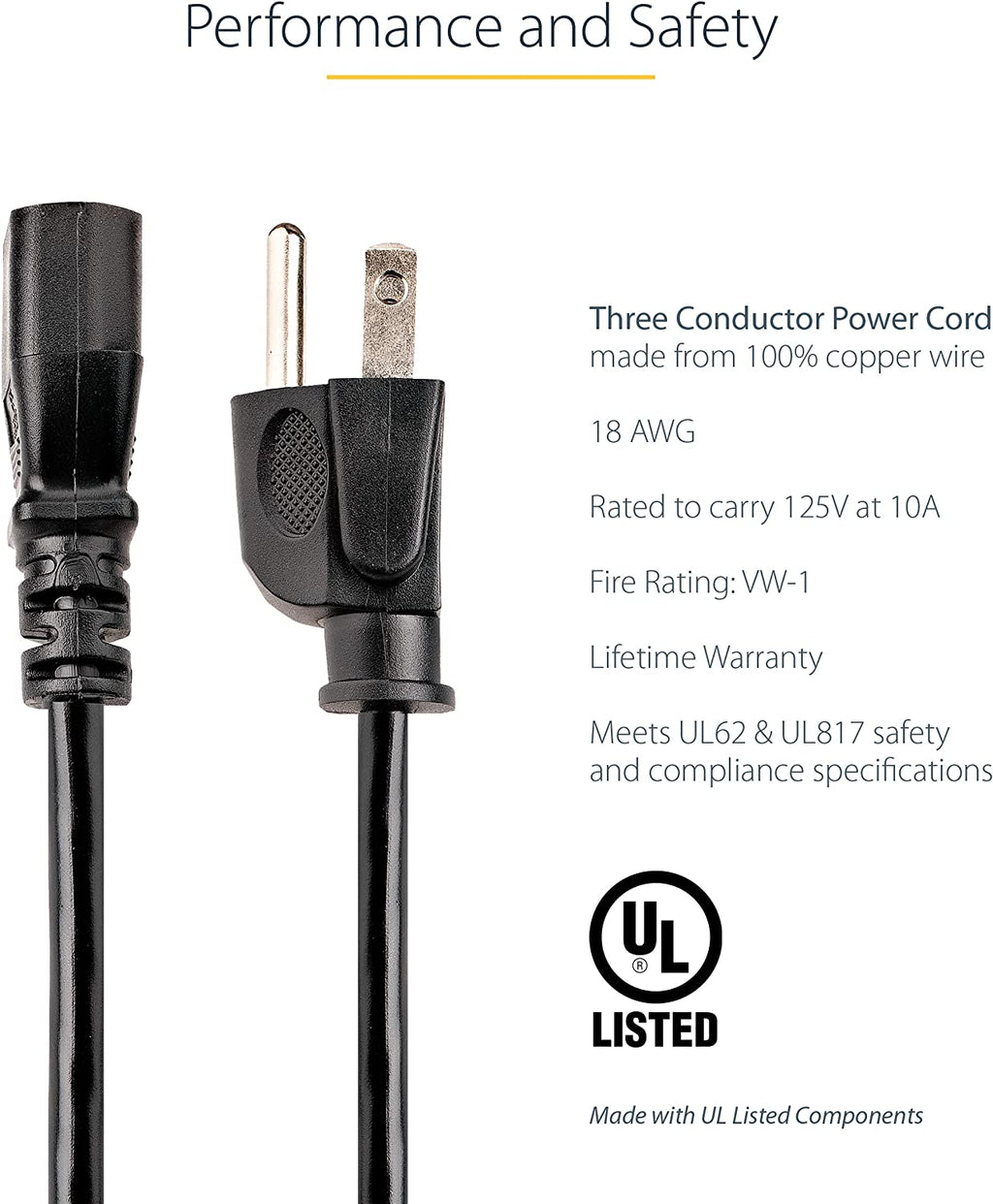 PowerLink Pro 12ft C13 Cable