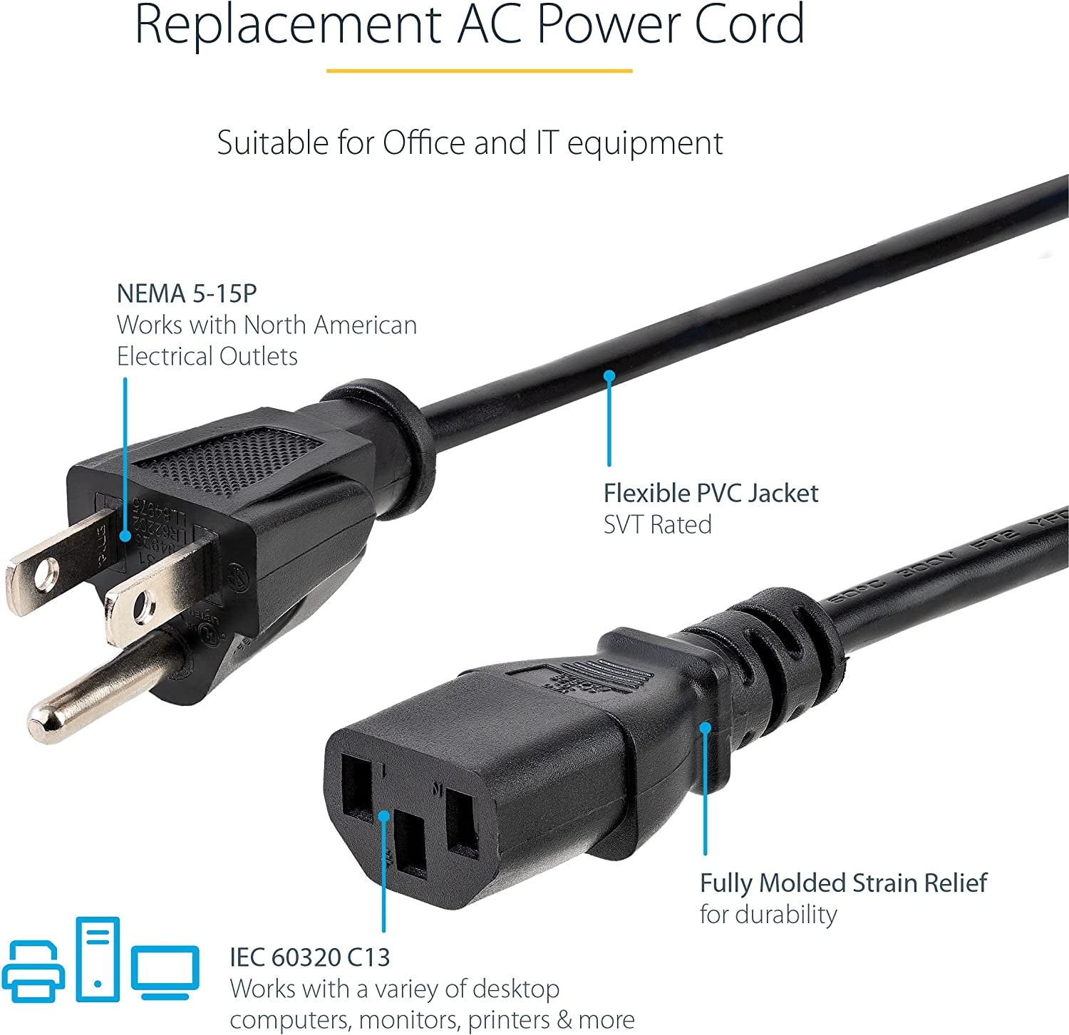 PowerLink Pro 12ft C13 Cable