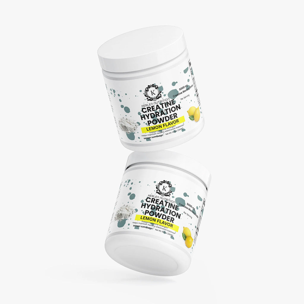 Lemon Flavor Creatine Hydration Powder - 10.6 OZ, 5000 MG Creatine Monohydrate for Optimal Performance