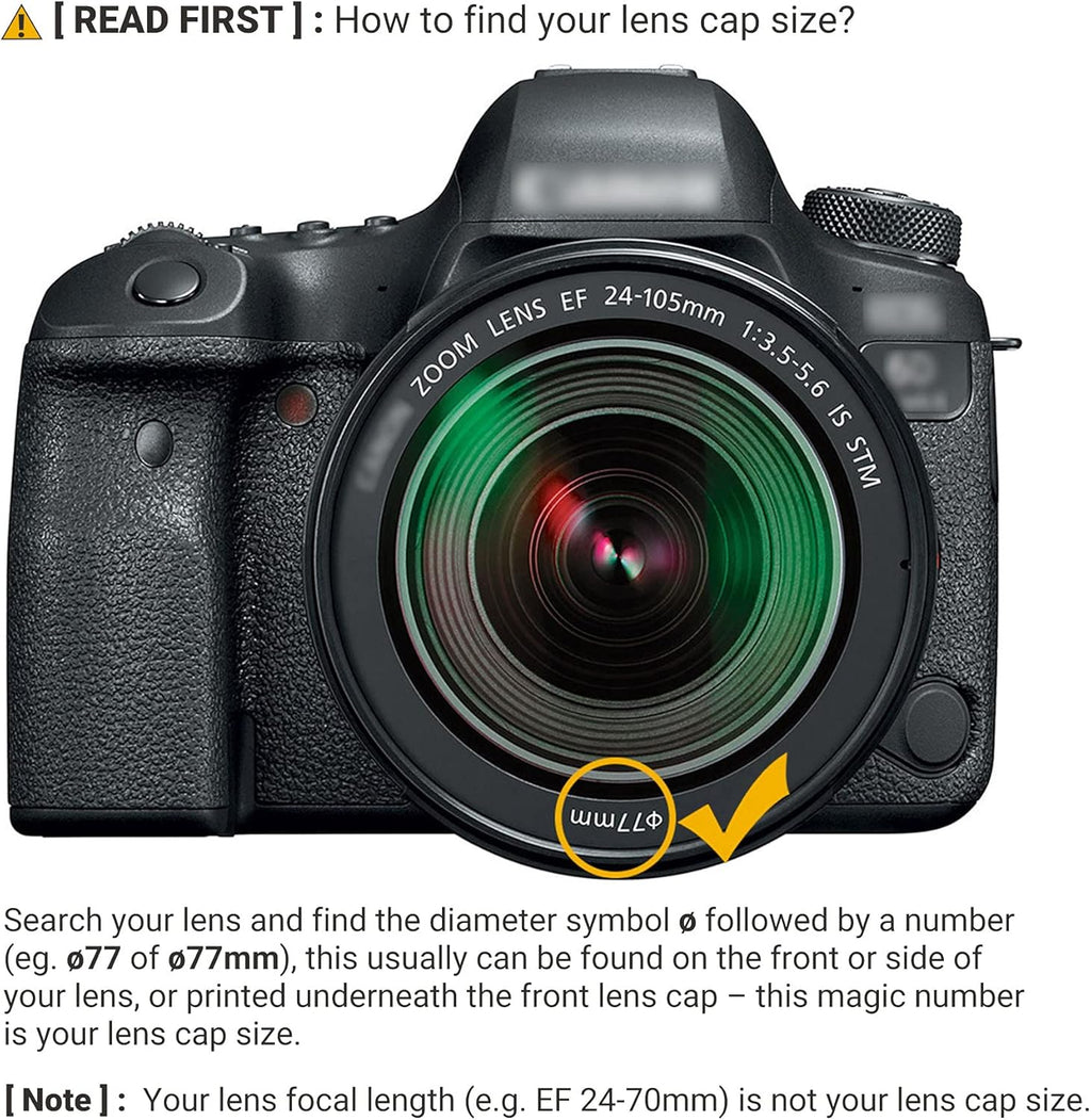 OptiCover 77mm Lens Cap Kit
