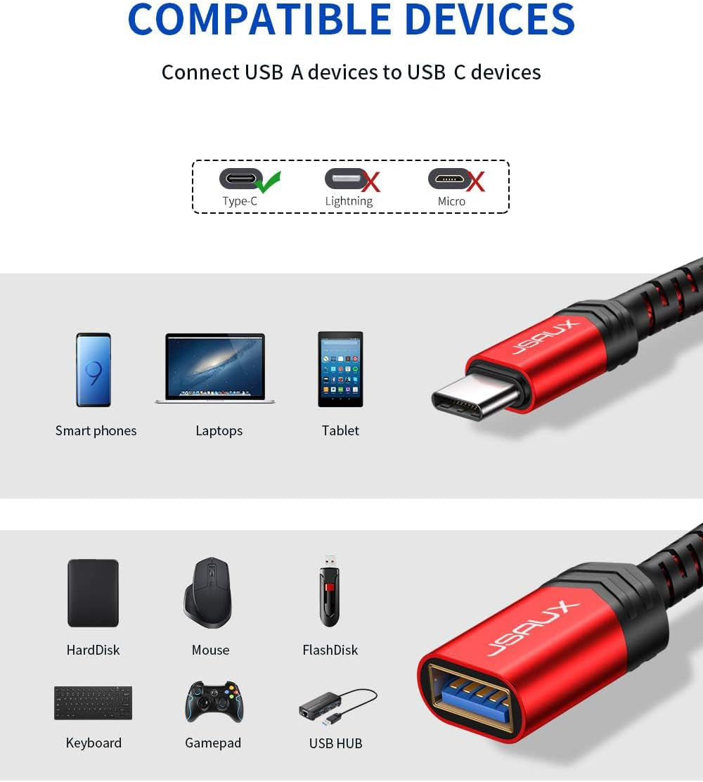 LinkBridge USB-C to USB Adapter (2-Pack)
