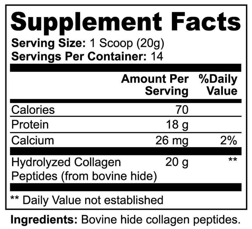 Premium Grass-Fed Hydrolyzed Collagen Peptides