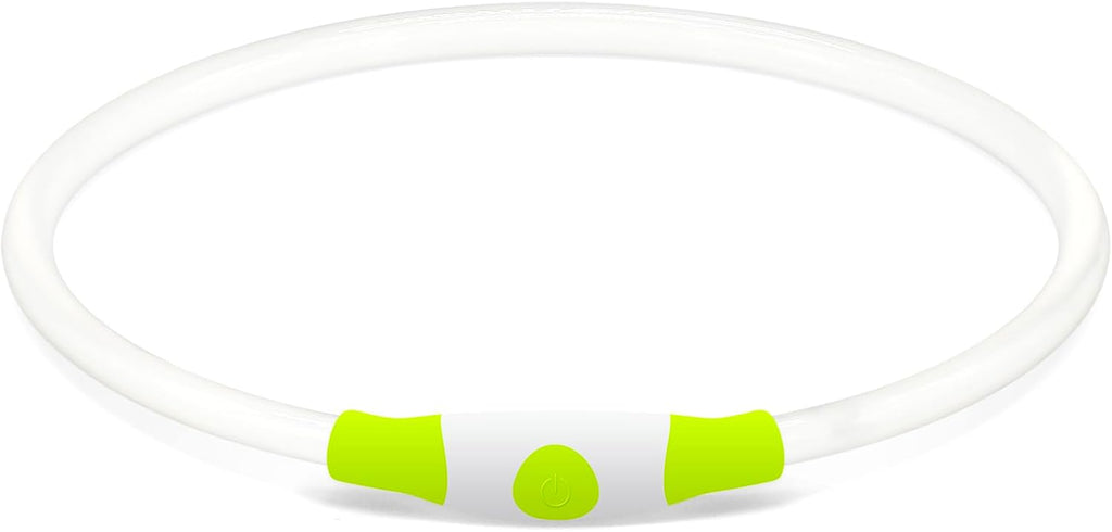 Glow Up Your Pup! 🌟 Rechargeable LED Dog Collar for Nighttime Safety - Perfect for All Sizes! 🐾💚